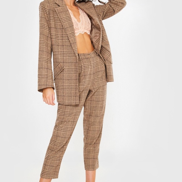 Brown Tailored Pant - Picture 2 of 13